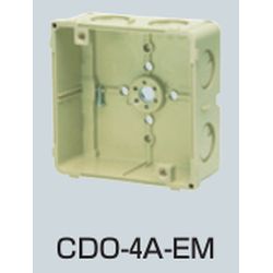 CDO-□-EM 埋込四角アウトレットボックス