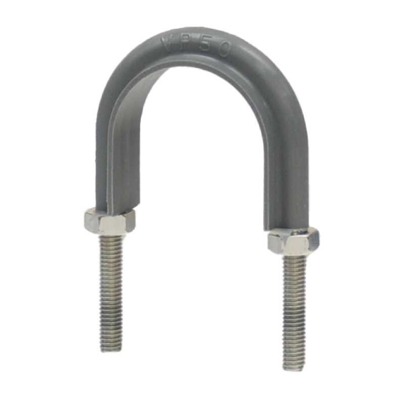 VP10350 フラットUボルト足長+30 ステンレス VP管用