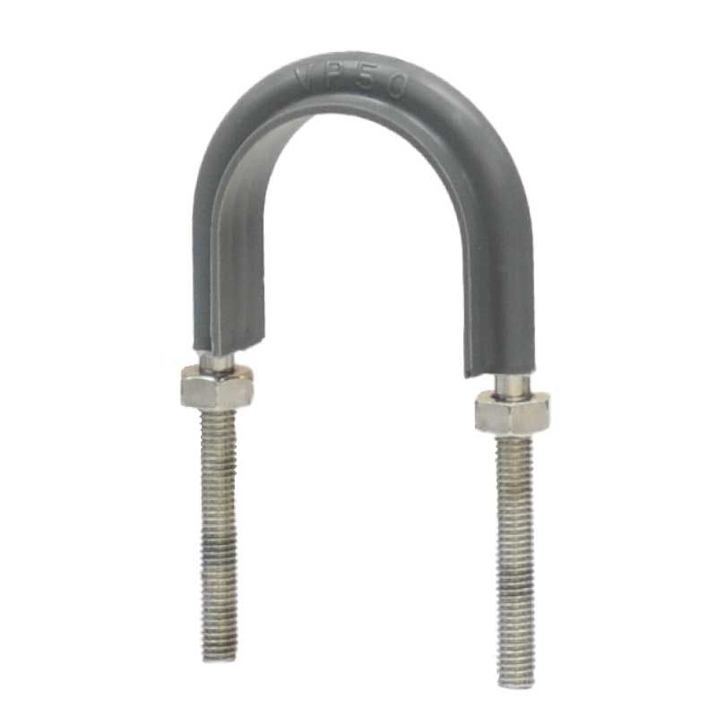 VP10350 フラットUボルト足長+50 ステンレス VP管用