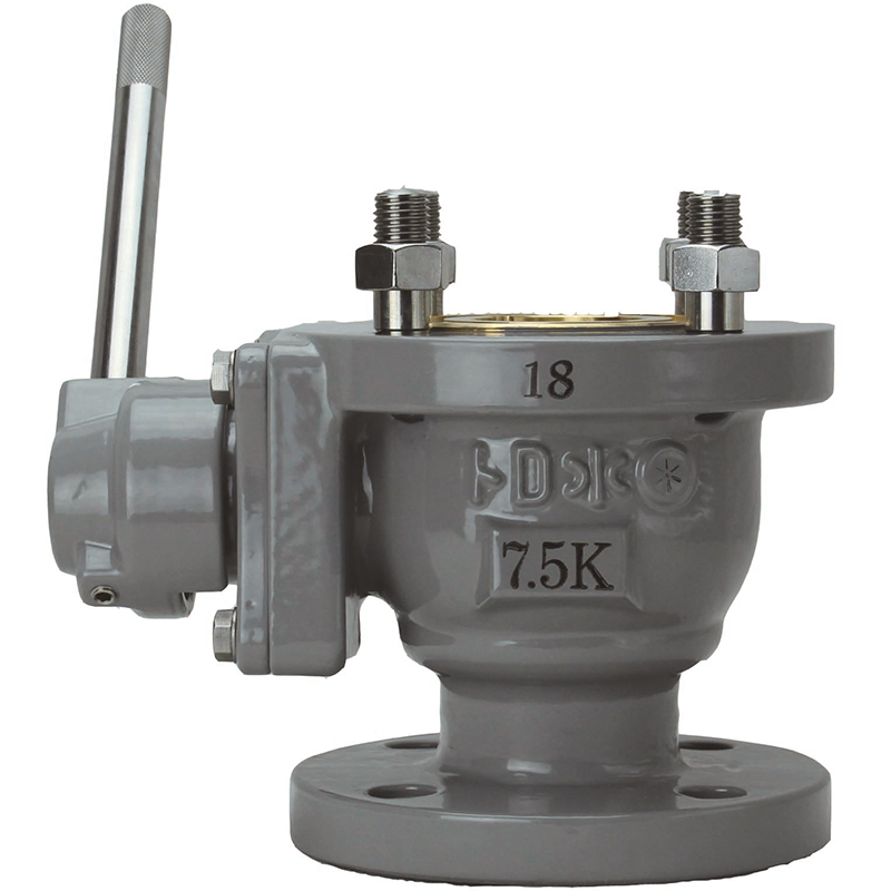 清水工業 CDY7.5L 7.5K レバー補修弁 50 レバー式 上面GF 右