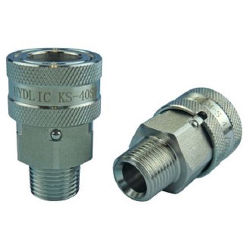 KS-□SM-S 高圧洗浄用クイックカップリング ソケット型 R(30°メスシート)SUS