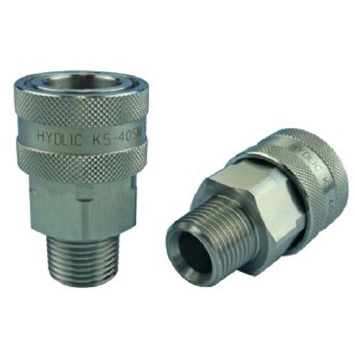 KS-□SM-SL 高圧洗浄用クイックカップリング ソケット型 R(30°メスシート)SUS