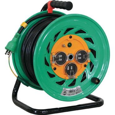 日動工業 FWE33 電工ドラム 防雨防塵型100Vドラム アース付 30m
