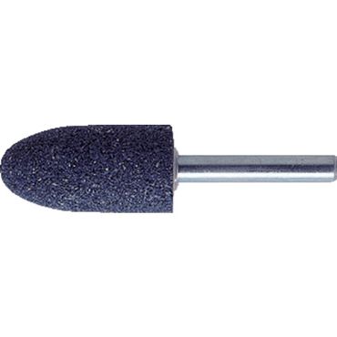 トラスコ MA582P 軸付砥石A 砲弾型 Φ19X幅38X軸6 #36 5本入