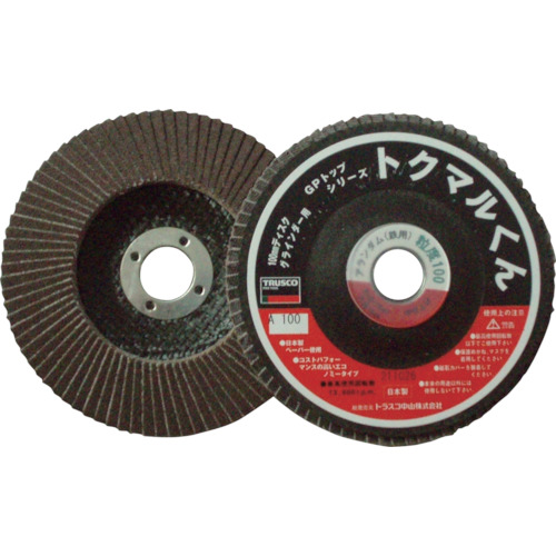 トラスコ GP100TM GPトップトクマルくん アランダム Φ100 10枚入 120#