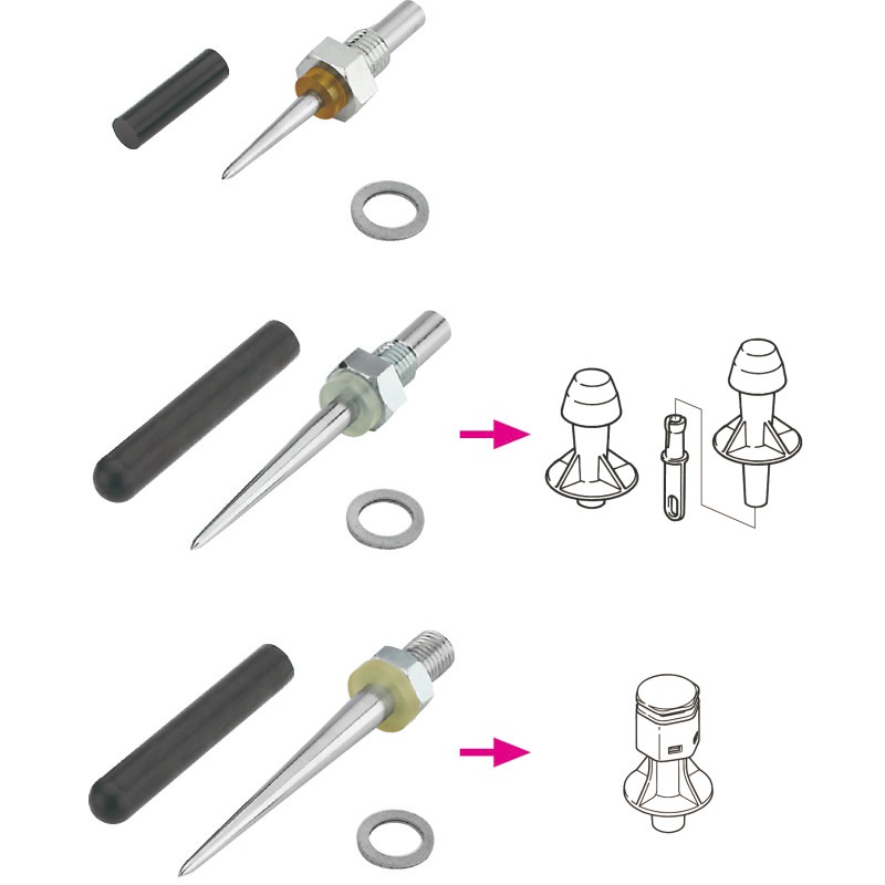 MAKHL デッキプレート穴あけ工具用替ポンチ