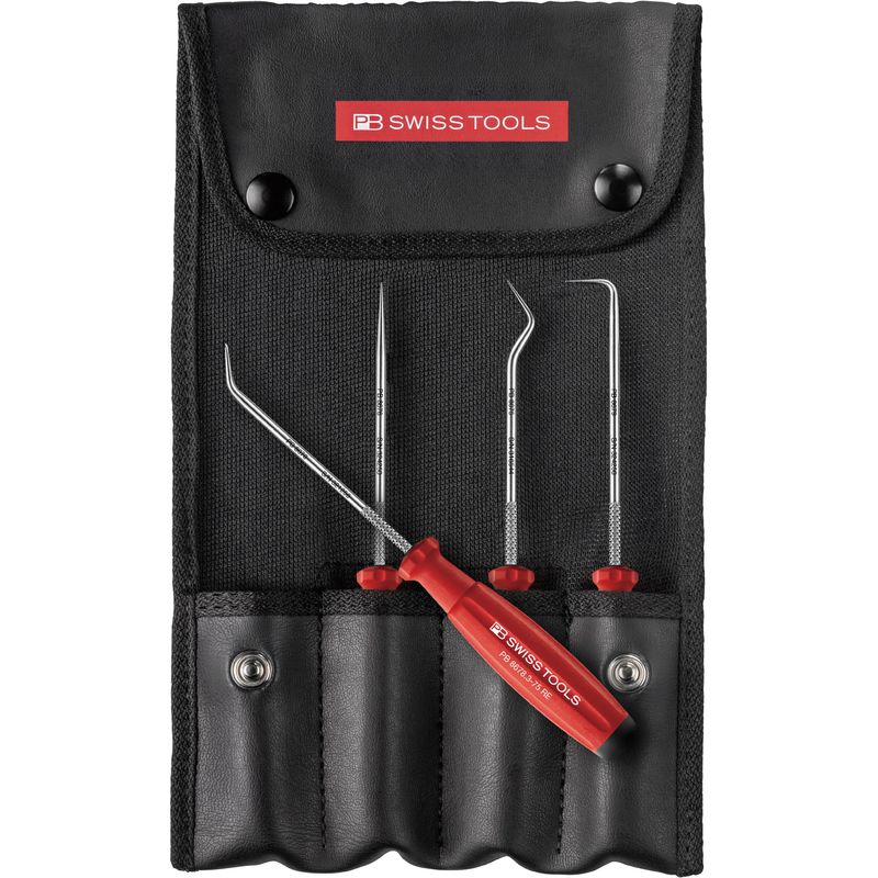 PB SWISS TOOLS 8681-SET ピックツール4本セット (ロールケース付)
