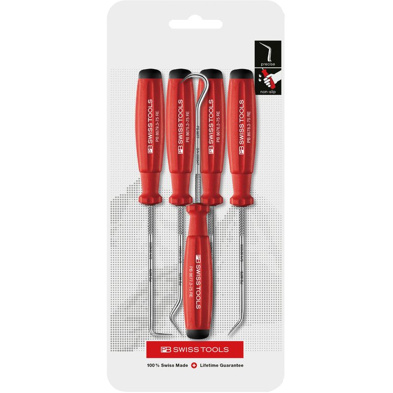PB SWISS TOOLS 8684-CN スイスグリップ ピックツール5本セット