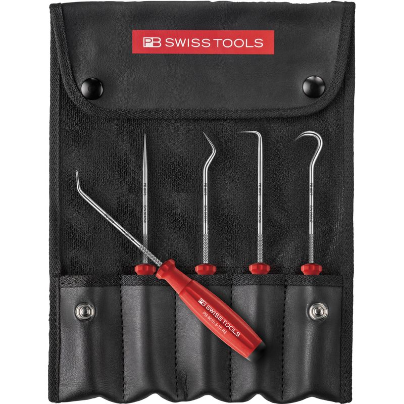 PB SWISS TOOLS 8685-SET ピックツール5本セット (ロールケース付)