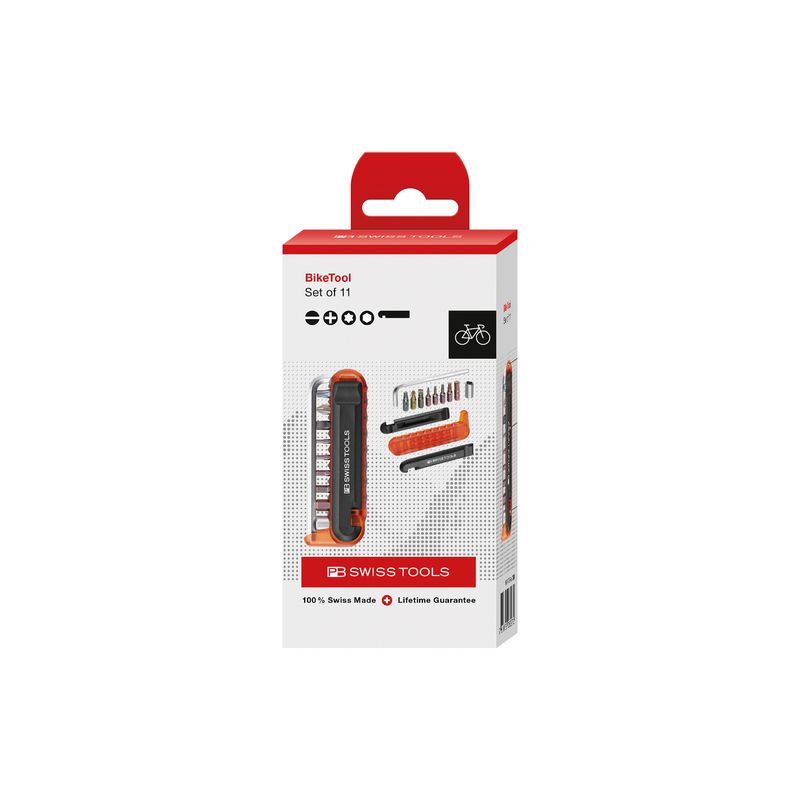 PB SWISS TOOLS 470REDCBB バイクツールセット (9本組) レッド(BOX)