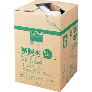 トラスコ W20 精製水 20L