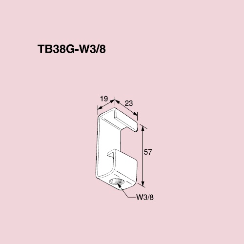 TB38G 露出型照明器具用支持金具
