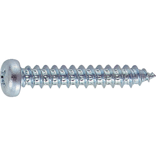 トラスコ B070650 ナベ頭タッピングねじ ユニクロ M6X50 21本入