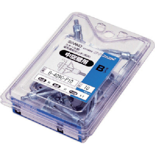 B-O ボードファスナーBーOタイプ スチール製 パック品