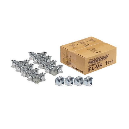 因幡電機産業 FL-VS-4 クロスロック 4分ボルト用キット(FL-V-4 8個+FL-D-4 4個)