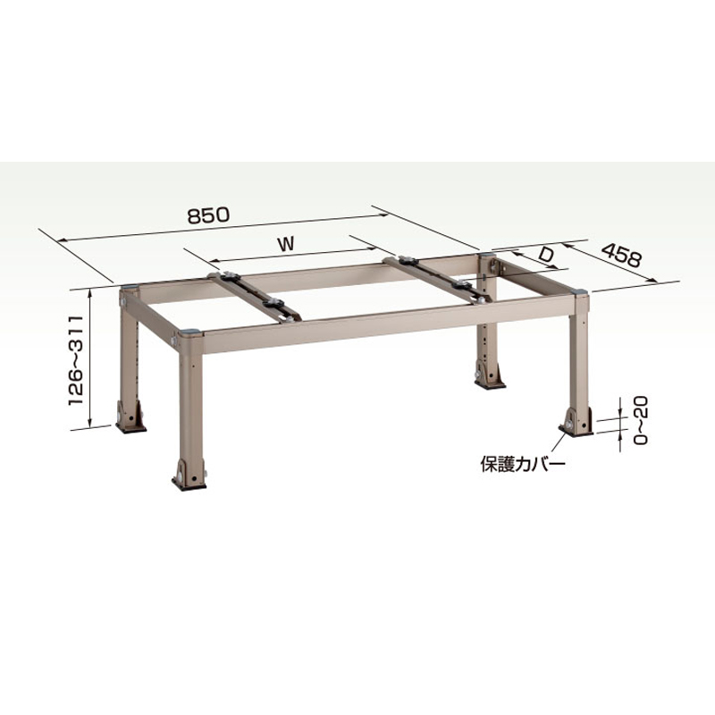 オーケー器材 K-AH83H スカイキーパー 平置台