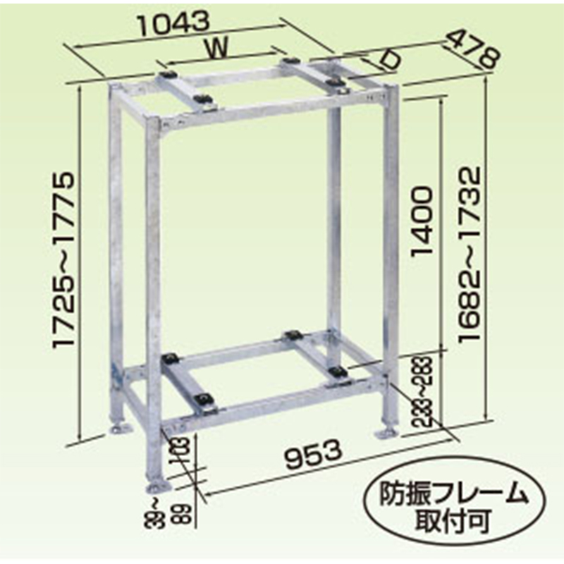 オーケー器材 K-KWZ10G2 PAキーパー 二段置台