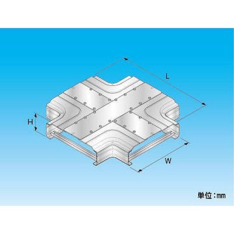 因幡電機産業 RXN-D-ZA スリムダクトRD 十字型分岐ジョイント