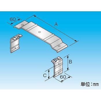 因幡電機産業 RFJ-A-SUS スリムダクトRD フリージョイントA