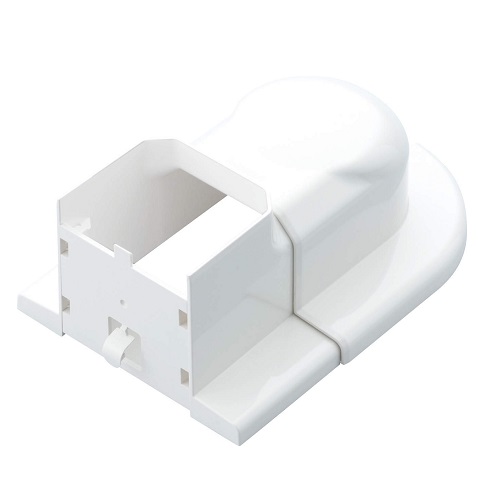 因幡電機産業 MWS-75-L-W スリムダクトMD スライド式ウォールコーナー