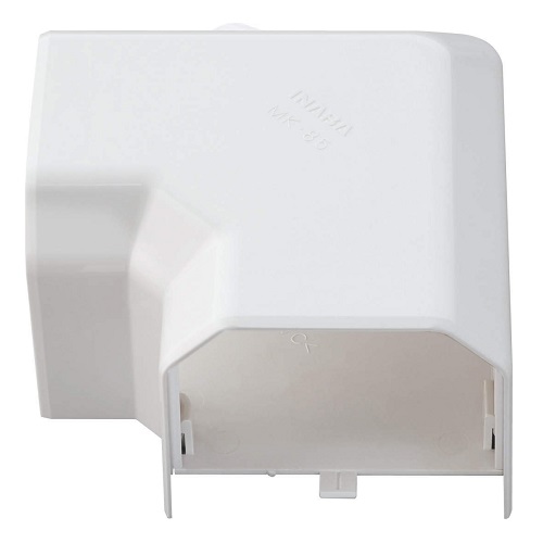 因幡電機産業 MK-75-W スリムダクトMD 平面コーナー90°