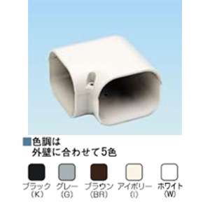 QKM-7 ミニエルボ(平面用) クイックダクト