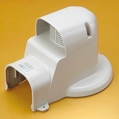 AWX-7 エアコン配管化粧カバー ADシリーズ ウォールコーナー後付用 (エアコンキャップ/換気式エアコン用)
