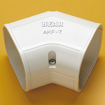 AKF エアコン配管化粧カバー ADシリーズ コーナー(平面45°)