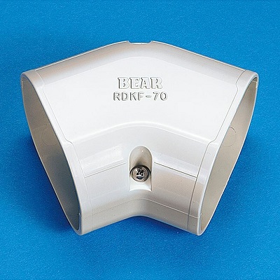 RDKF エアコン配管化粧カバー RDシリーズ コーナー(平面45°)