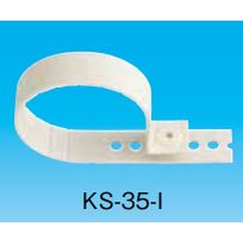 因幡電機産業 KS-35-I 片サドル 【空調冷媒配管用】 アイボリー