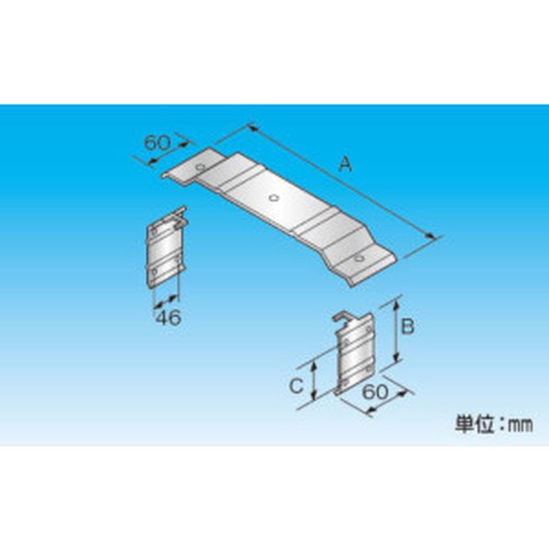 因幡電機産業 RSJH-A-SUS スリムダクトRD 固定ジョイントA