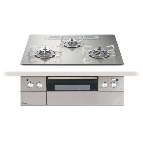 パロマ PD-963WT-U60GH ビルトインコンロ CREA クリアガラストップ 都市ガス