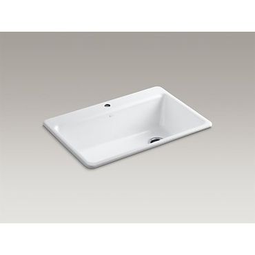 KOHLER K-5871-1A2-0 リバビー トップマウント 1H キッチンシンク