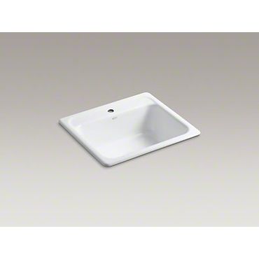 KOHLER K-5964-1-0 メイフィールド トップマウント 1H キッチンシンク