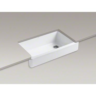 KOHLER K-6488-0 ホワイトへブン アンダーマウント エプロンフロントシンク