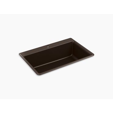 KOHLER K-8437-1-CM2 ケノン トップ･アンダー両用 1H キッチンシンク