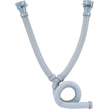 カクダイ 4542 流し台用ホースW管 さしこみ式 PVC