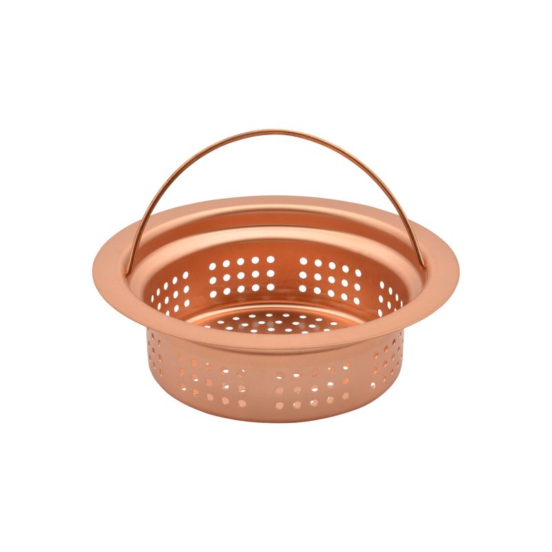 GAONA GA-PB012 流し用浅型ゴミカゴ(銅製)