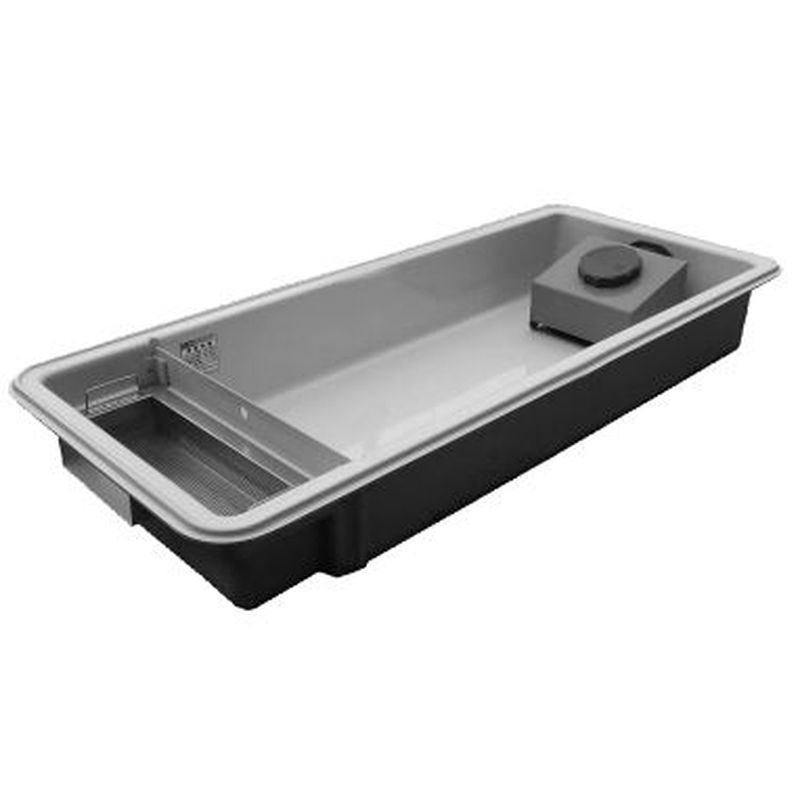 福西鋳物 SF-GFRA-N55EA FRP製薄型グリーストラップスチール製蓋付(55L/min)