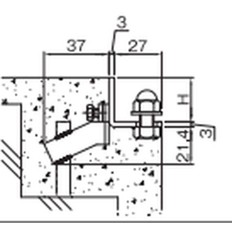 DFG-BR 側溝用グレーチング 用 受枠