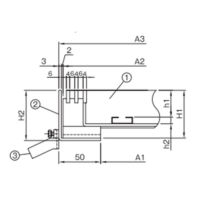 DKH スリットグレーチング用 受枠