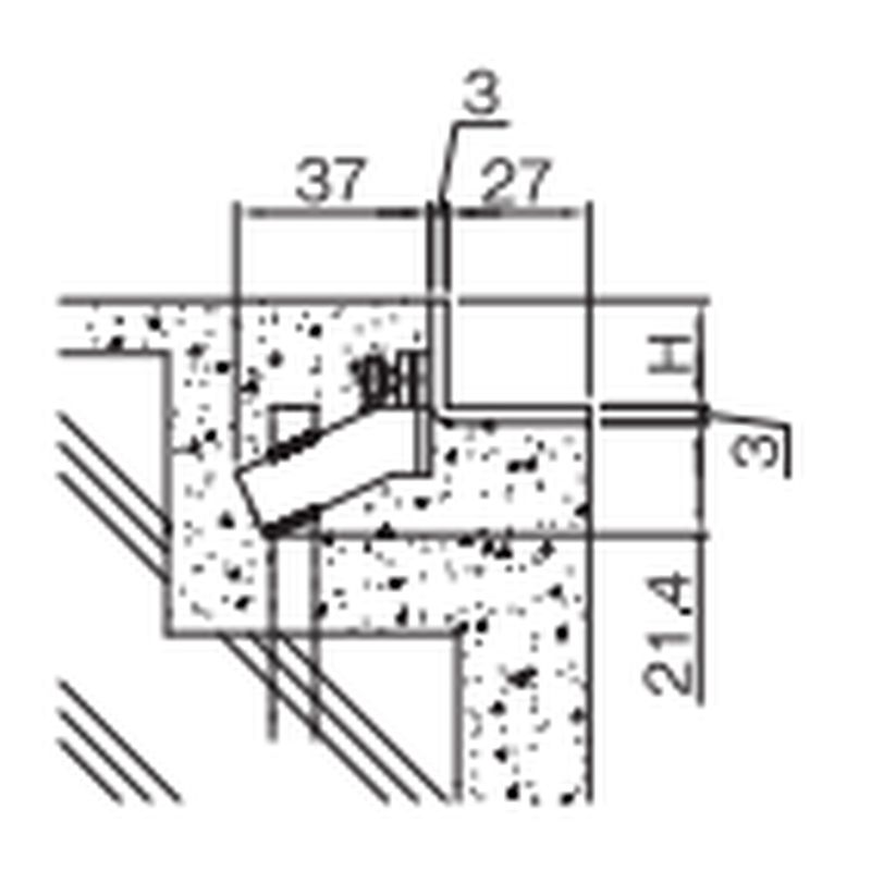 DFG-M-4 ます蓋用グレーチング用 受枠