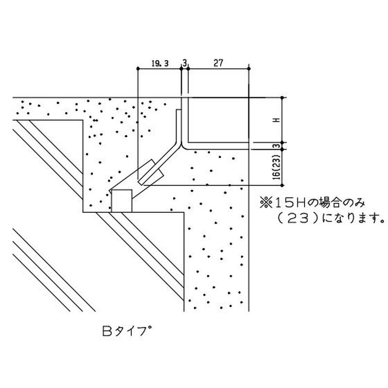 伊藤鉄工 FSU B ステンレス製グレーチング用受枠（ｍ）