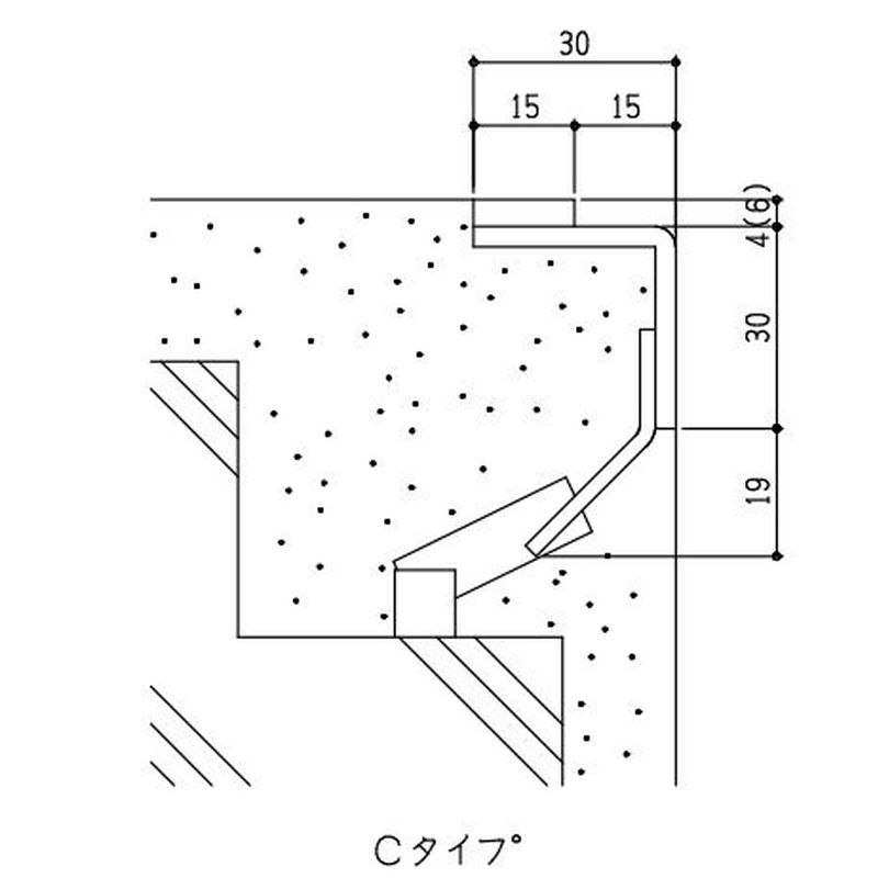 伊藤鉄工 FSU C ステンレス製ピットふた用受枠（ｍ）