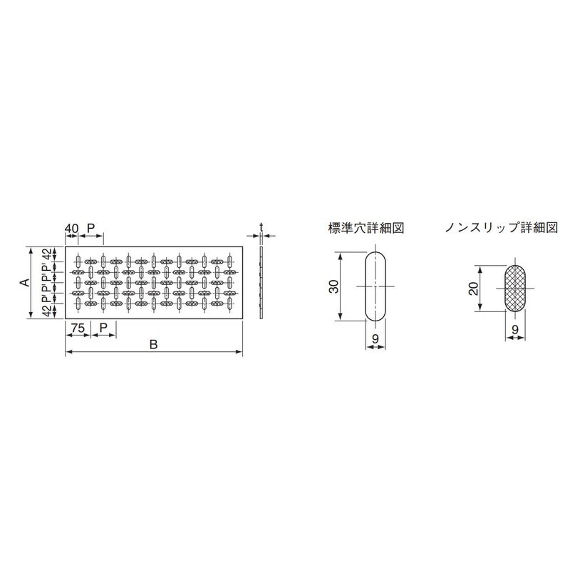 伊藤鉄工 SAAN-400 ステンレス製ノンスリップピットふた t=3
