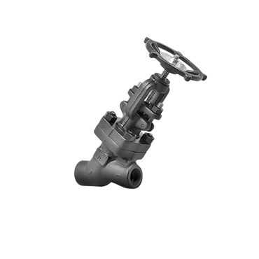 桑名金属 T600WGY 鍛鋼製Y形玉型弁(JPI-7S-57準拠･材質A105･接続SW)（桑名金属 T600WGY 锻钢制Y型截止阀（符合JPI-7S-57标准 · 材质A105 · 承插焊连接）