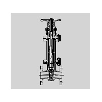 桑名金属工業 U150FSB SCS13 ベローズ式 仕切弁【150･フランジ】（桑名金属工业 U150FSB SCS13 波纹管密封闸阀【150磅级 · 法兰连接】）