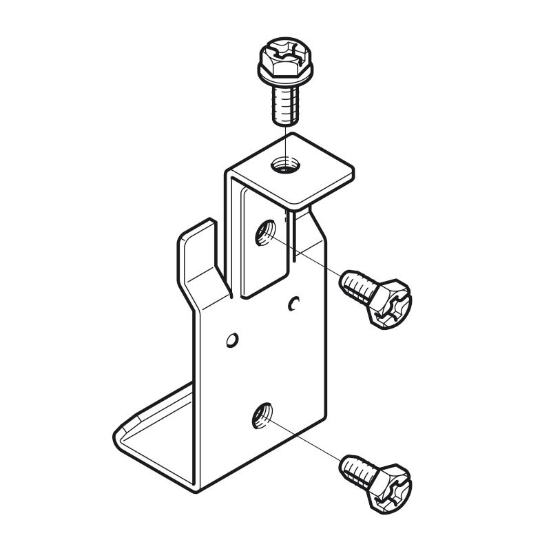 CVCS1NB カバークランプ用支持金具(ノンボンドタイプ)