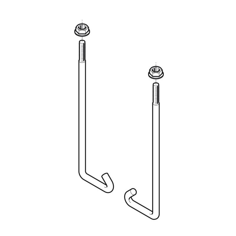FB-CVCQ120 カバークランプ用フックボルト