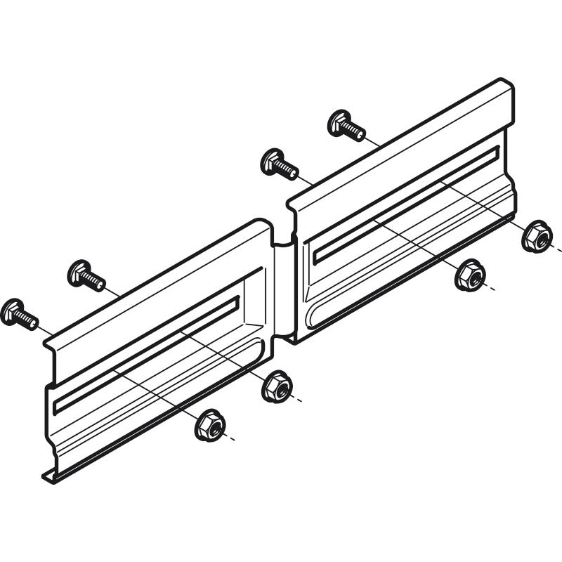 QRBG1NB 水平ベンド用継ぎ金具(ノンボンドタイプ)